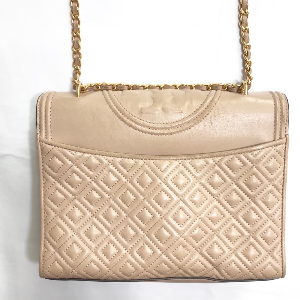 • Tory Burch Fleming Convertible Shoulder Bag • - Picture 5 of 8